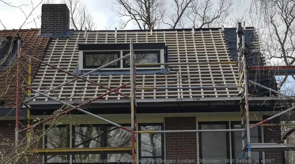 Dakpannen Vervangen Kosten Ijmuiden