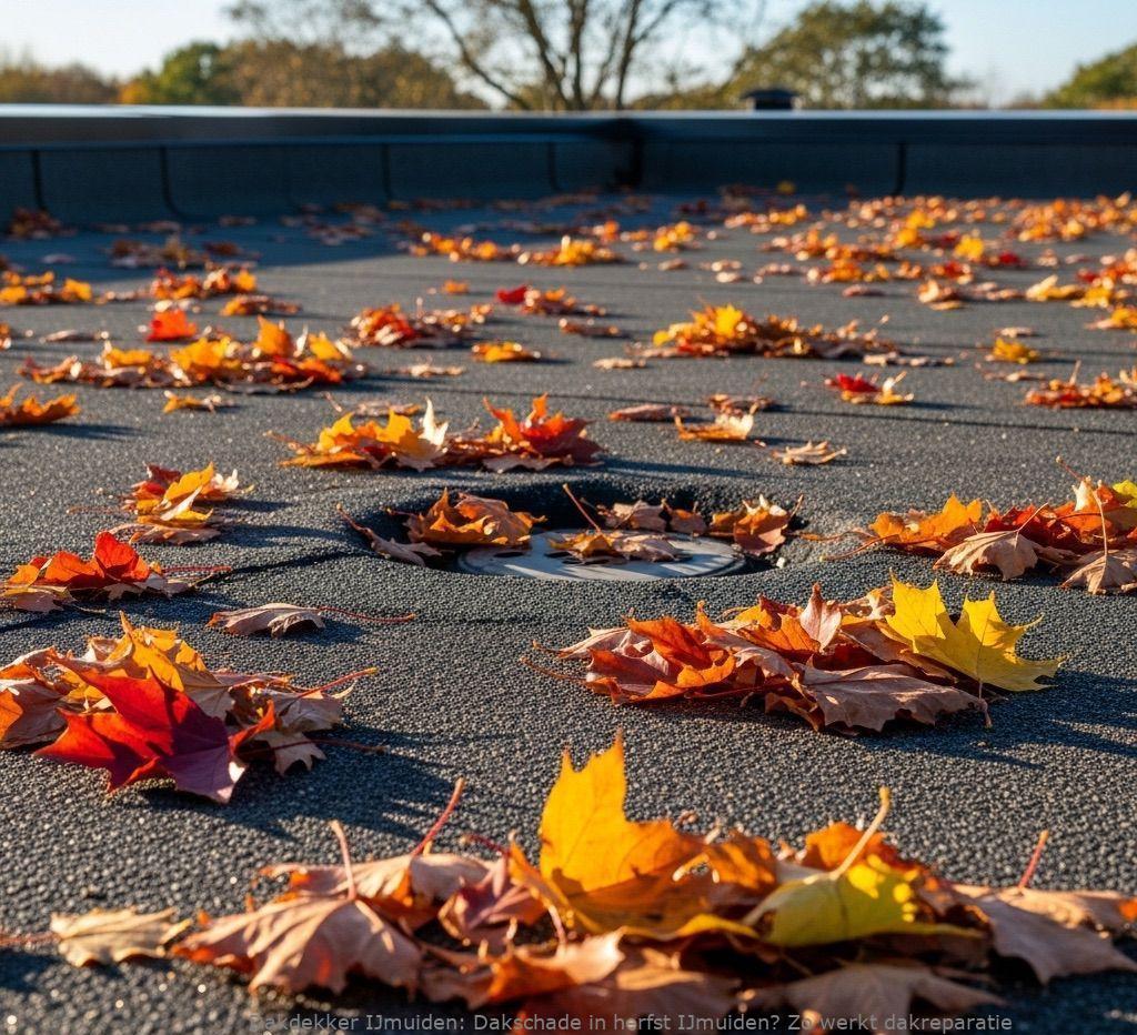 Dakschade In Herfst Ijmuiden